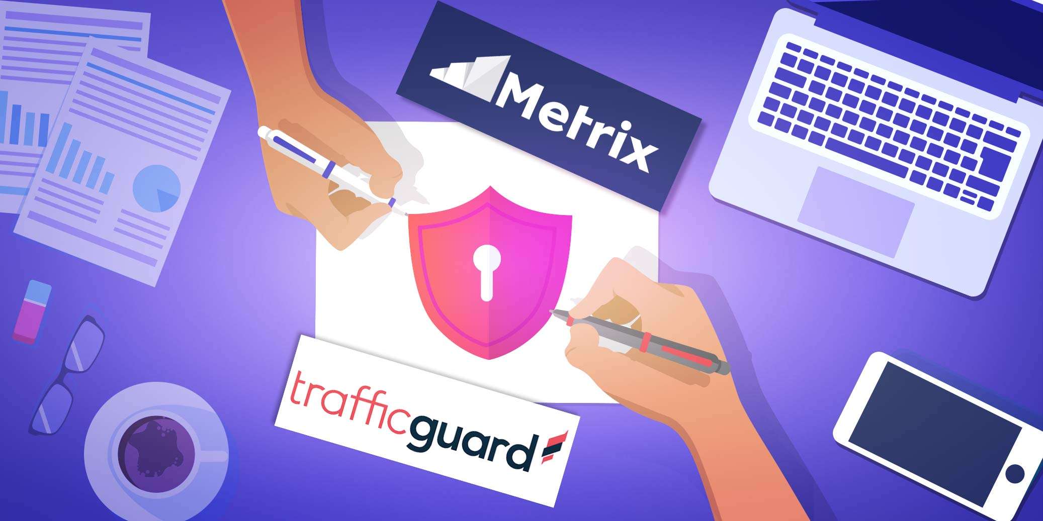 همکاری متریکس و TrafficGuard