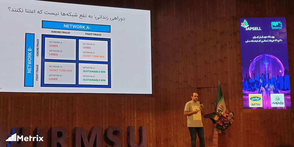سخنرانی علی سلطانی مدیر محصول متریکس در مورد نصب های تقلبی اپلیکیشن